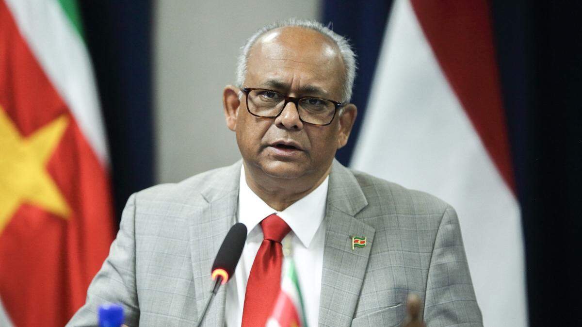 Albert Ramdin, ministro de relaciones exteriores de Surinam, en una foto de archivo del 2 de julio de 2023. Ramdin fue electo secretario general de la OEA el lunes 10 de marzo de 2025.