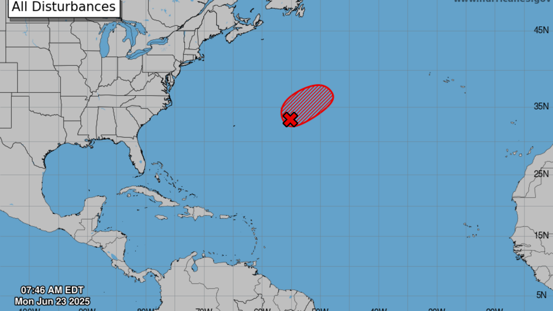 Depresión tropical podría formarse en el Atlántico