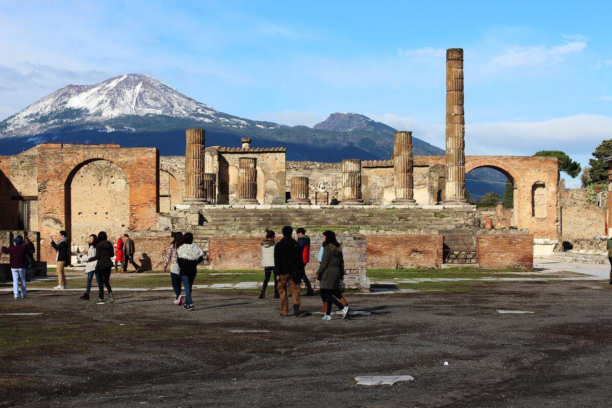 Parque Arqueológico de Pompeya y el Vesubio.