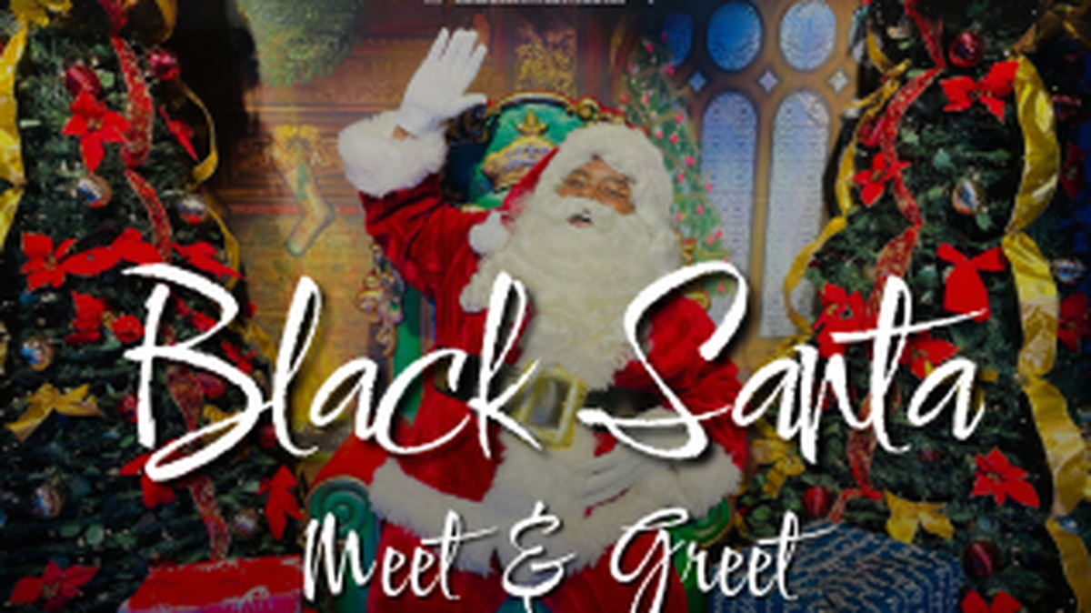 Teatro “Black Santa” encuentro y saludo 2025 en el Teatro Sandrell Rivers.