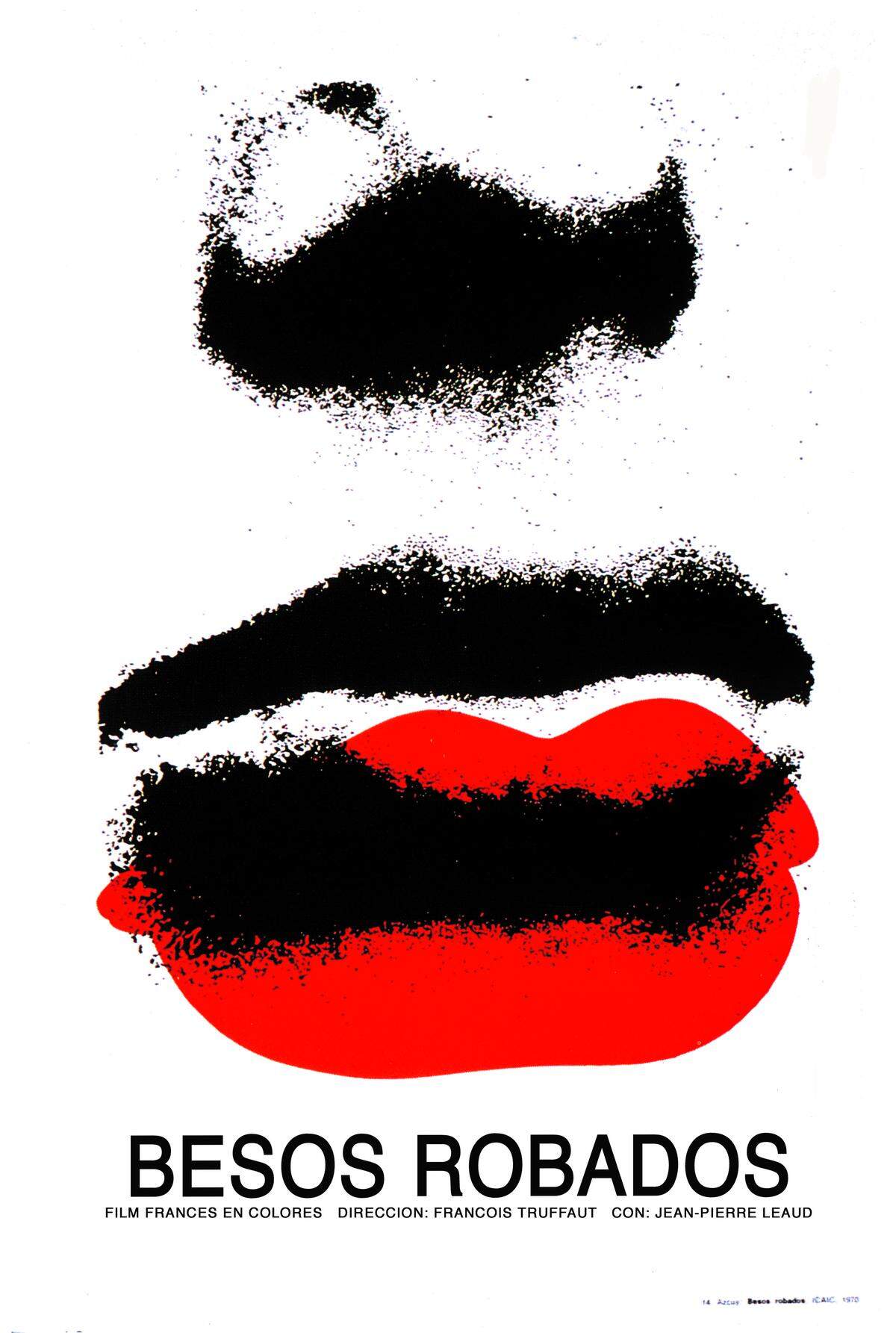 Besos robados, serigrafía, 1970
