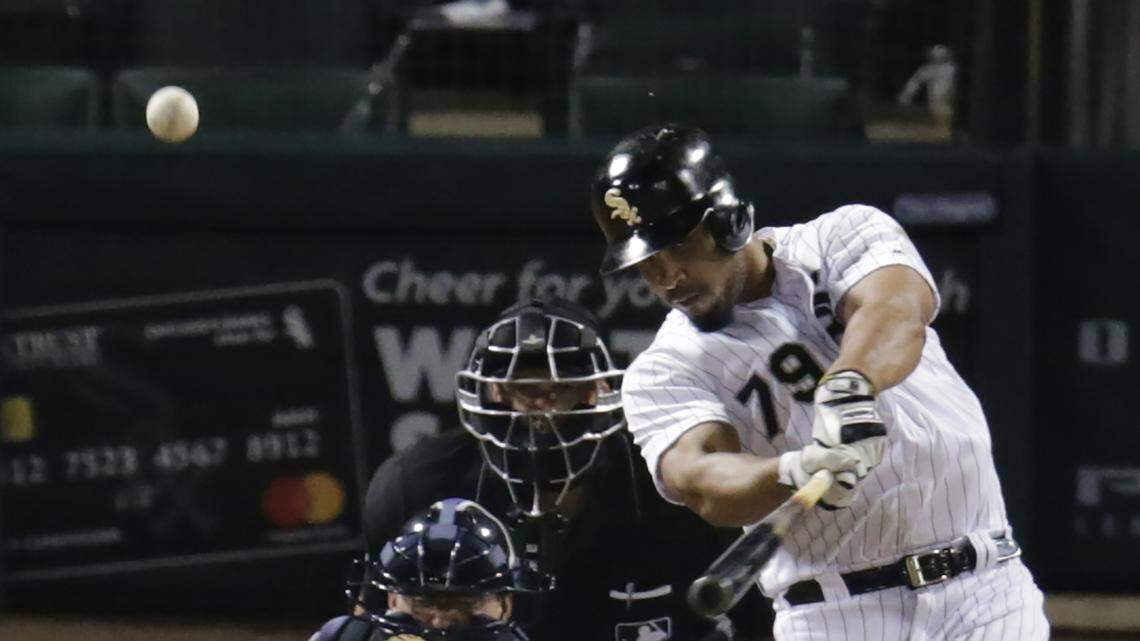 José Abreu pega el cuadrangular 20 de la temporada contra los Yankees, el martes 8 de agosto de 2018.