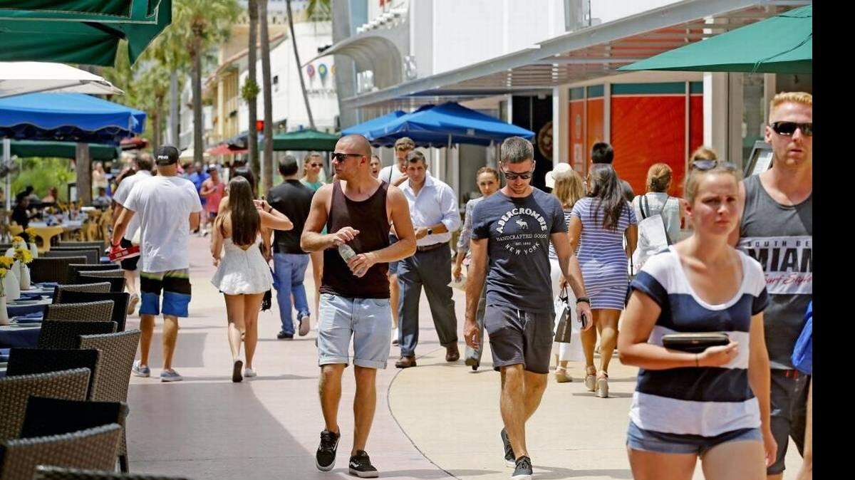 La peatonal Lincoln Road, en Miami Beach