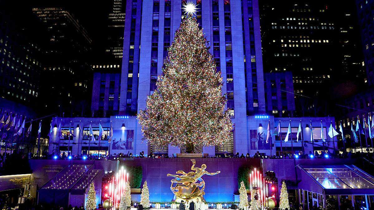 El famoso Árbol de Navidad del Rockefeller Center.