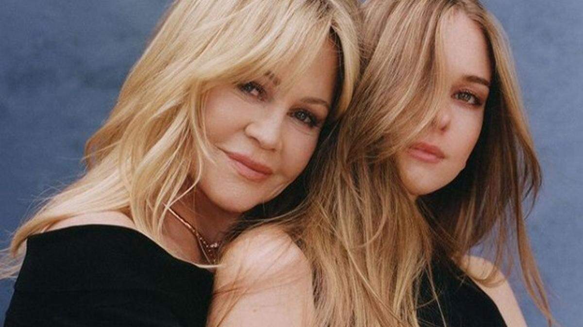 La actriz Melanie Griffith junto a su hija Stella del Carmen en una imagen de Instagram. @MELANIEGRIFFITH 9/8/2021