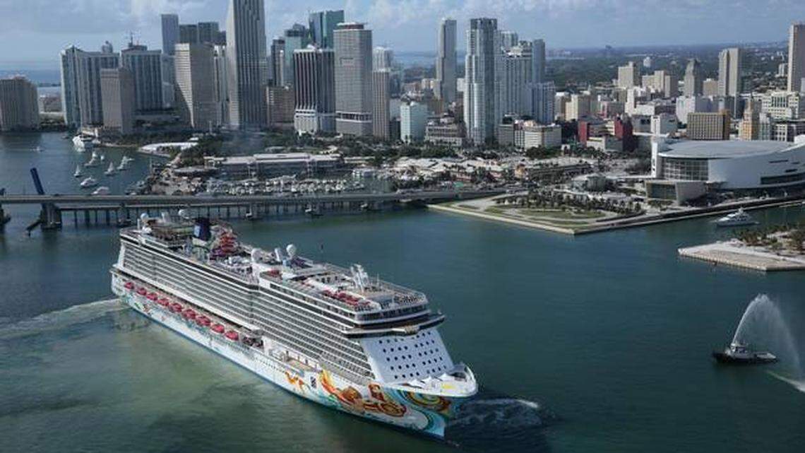 Norwegian Cruise Line sales managers encouraged employees to downplay the risk COVID-19 to boost cruise sales. The company is headquartered in Miami.