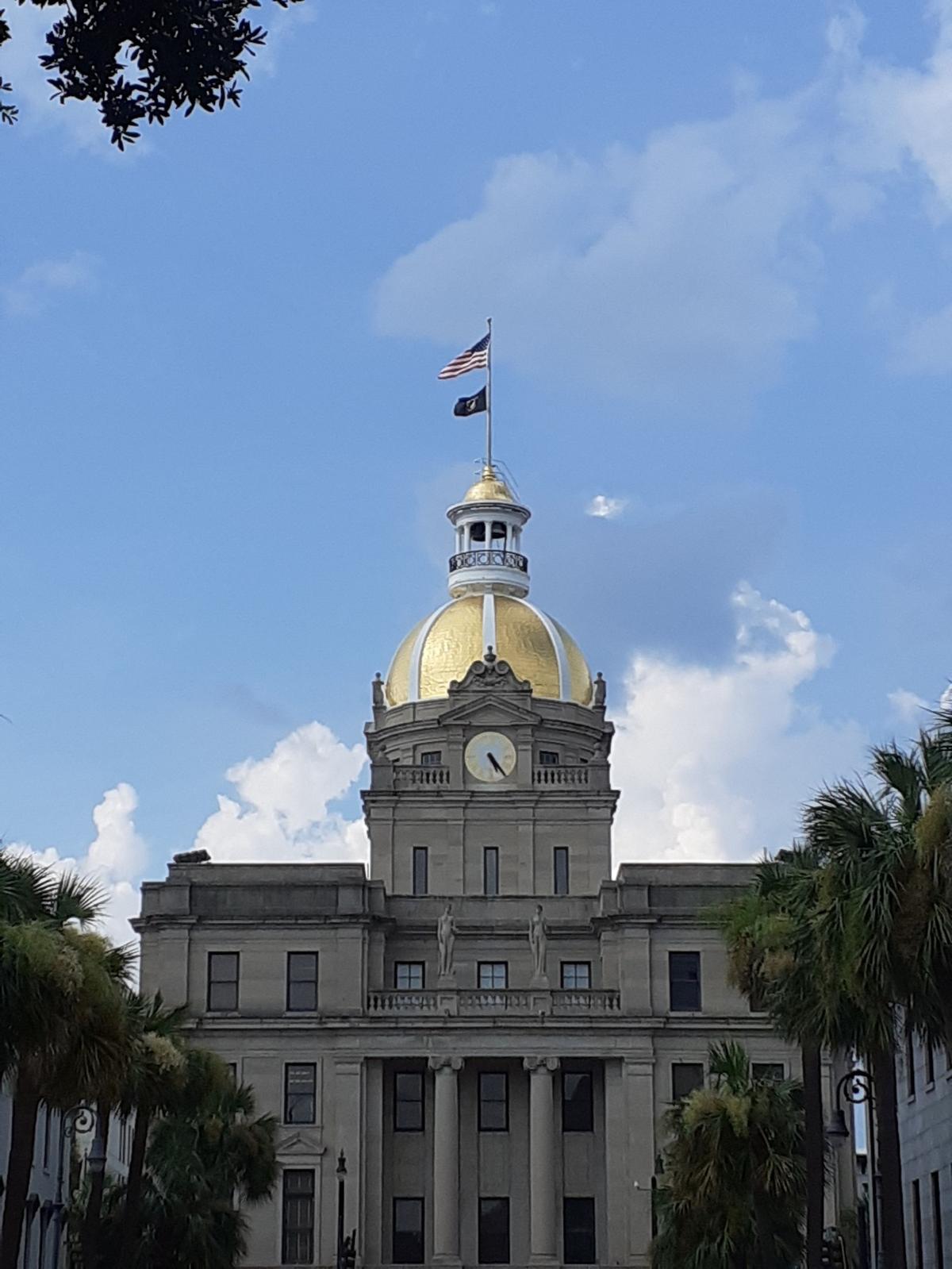 El Ayuntamiento o City Hall de Savannah.