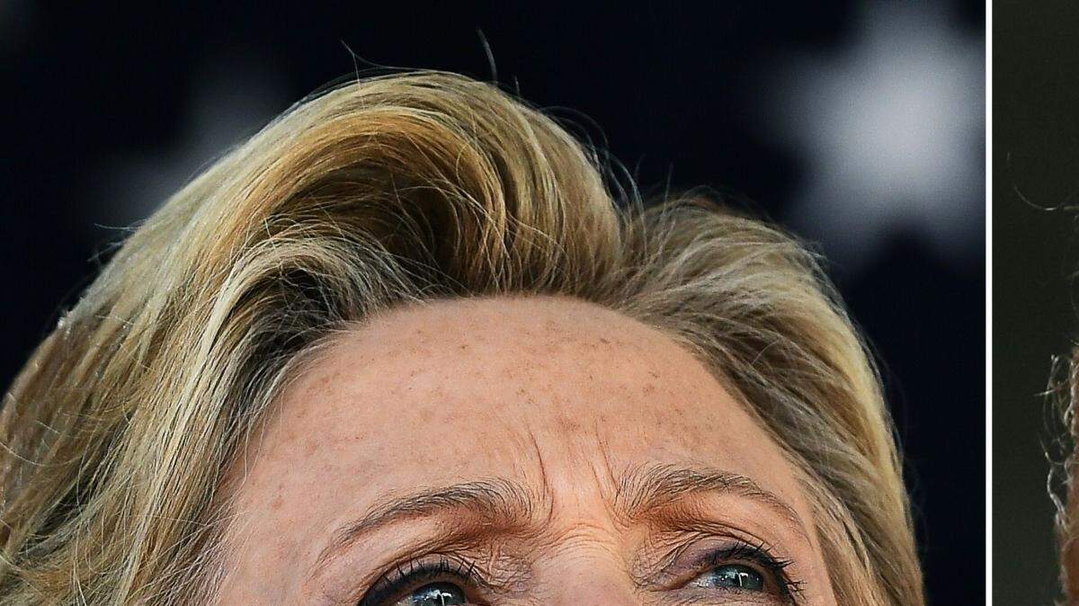 Los candidatos presidenciales de EEUU, la demócrata Hillary Clinton y el republicano Donald Trump. 