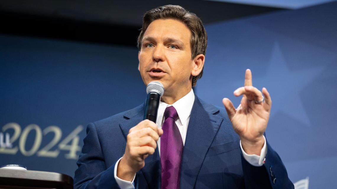 Looking to give campaign a boost, DeSantis falls back on law and order priorities