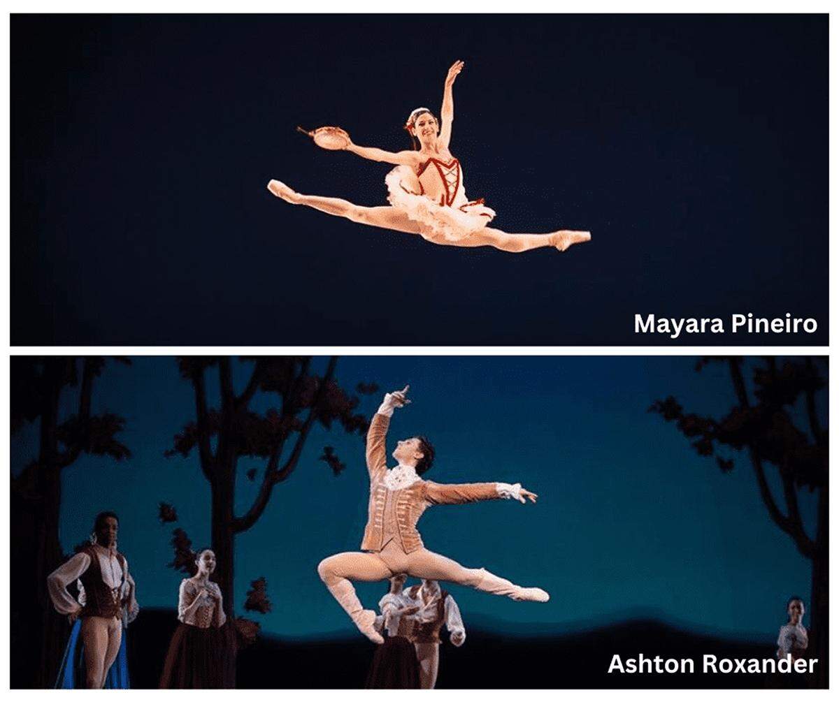 Mayara Pineiro y Ashton Roxander, Bailarines Principales de Philadelphia Ballet, que actuarán en la Gala del domingo 21 de enero en el Julius Littman Performing Arts Theater de North Miami Beach. 