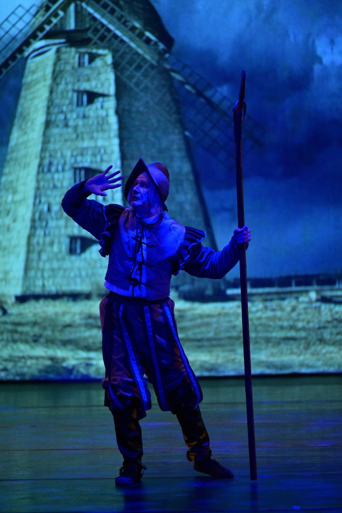 El bailarín y maestro Jesús Sanfiel como Don Quijote.