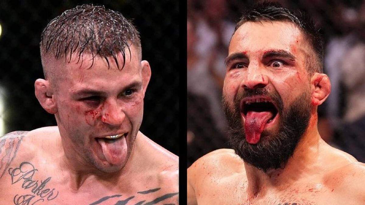Dustin Poirier (izq.) hace su tan esperado regreso a la acción cuando se enfrente a la estrella en ascenso Benoit Saint Denis, quien de cierto modo es una versión más joven del guerrero estadounidense y que viene ganando buena atención por su estilo de combate.