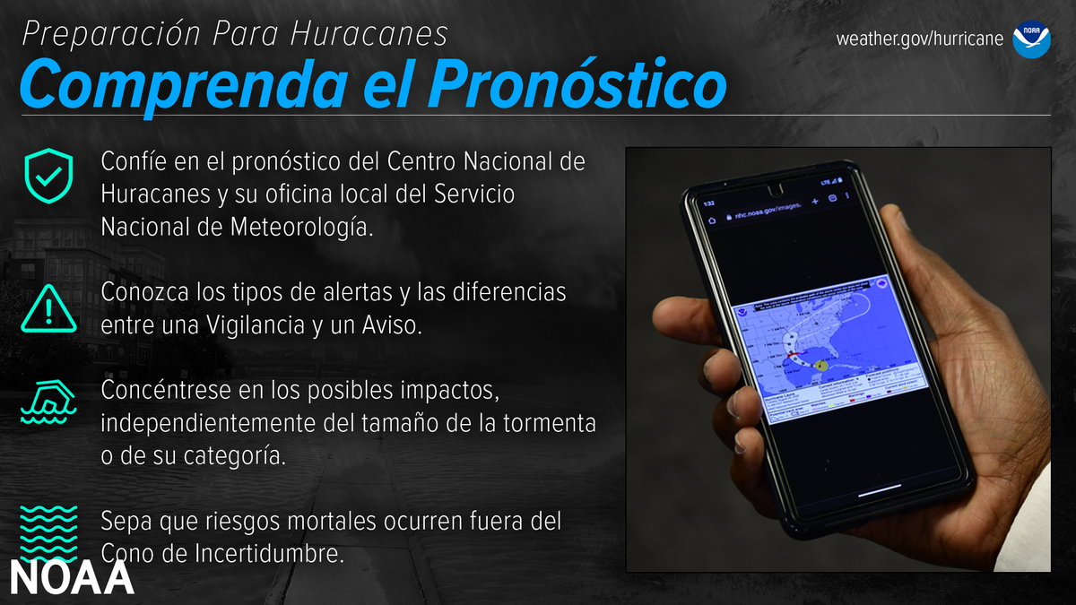 El Servicio Nacional de Meteorología sugiere estar preparado conociendo qué debe hacer durante una tormenta.