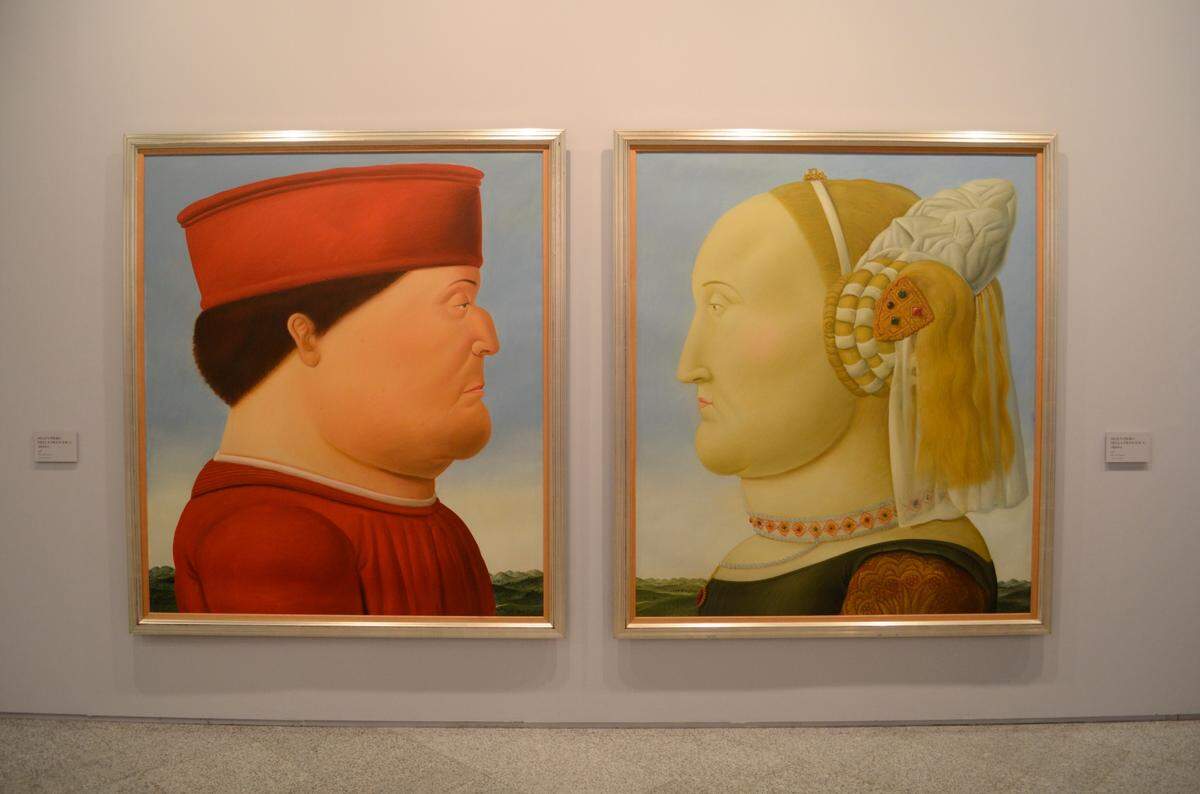 Díptico ‘Según Piero della Francesca’, 1998.