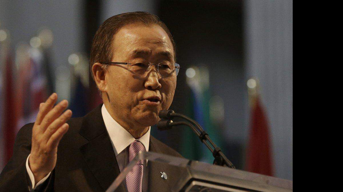 El secretario general de la ONU, Ban Ki-moon, celebró este viernes el 70 aniversario del organismo en San Francisco, donde se ratificó el tratado internacional fundador de las Naciones Unidas al final de la II Guerra Mundial.