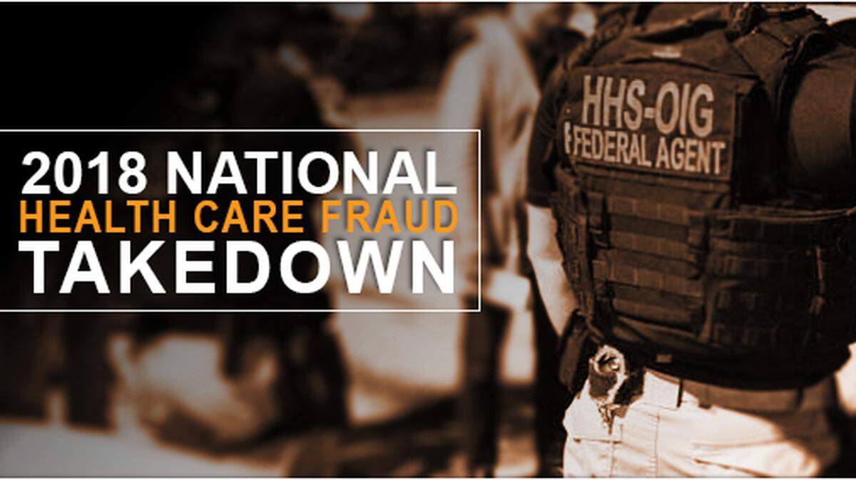 Agentes federales del Departamento de Salud y Servicios Humanos, el FBI y el IRS realizaron el jueves una redeada nacional contra las estafas a los servicios médicos.