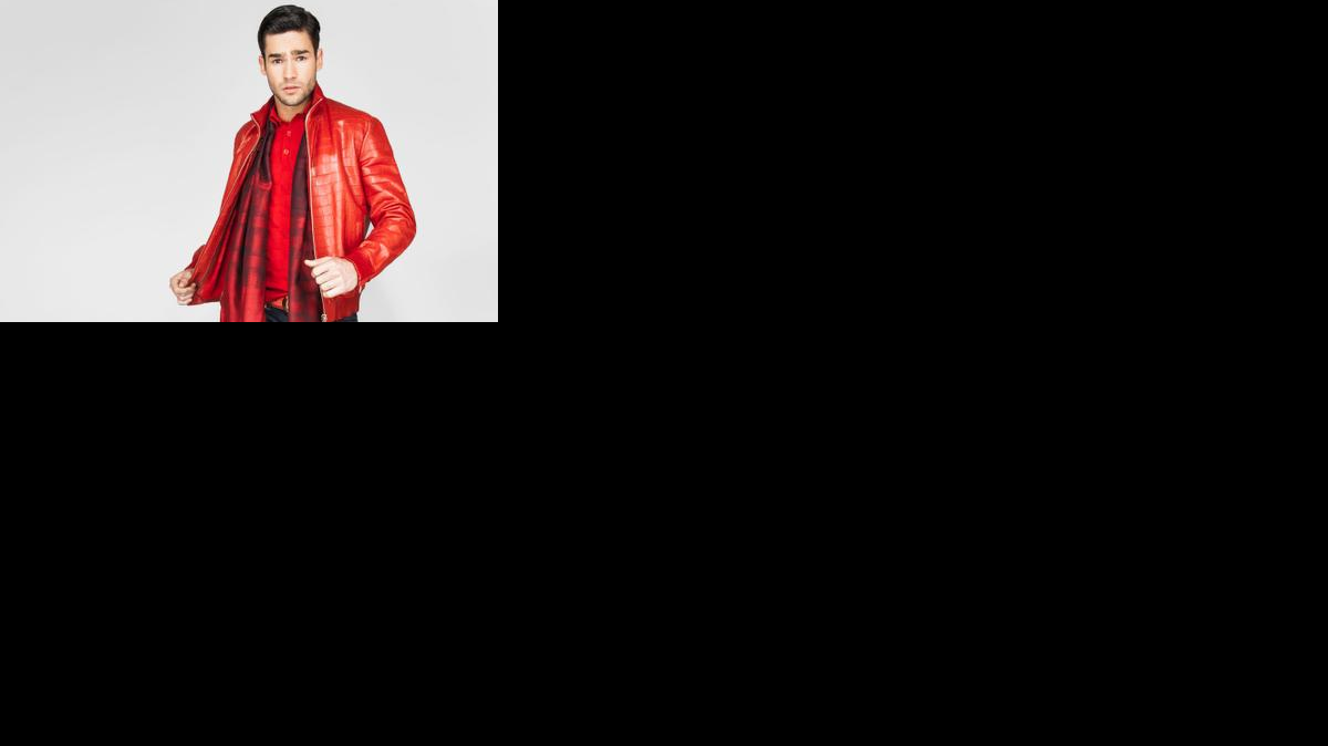 
Chaqueta en piel de cocodrilo
