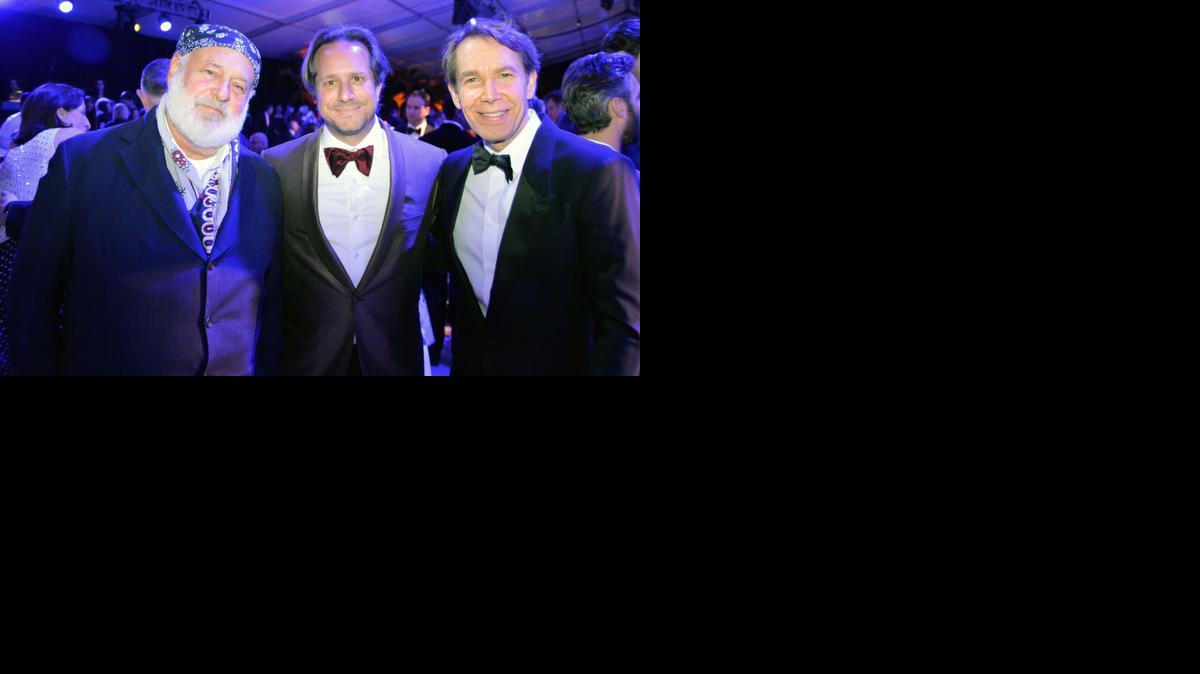 
Bruce Weber, Paul Lehr y Jeff Koons
