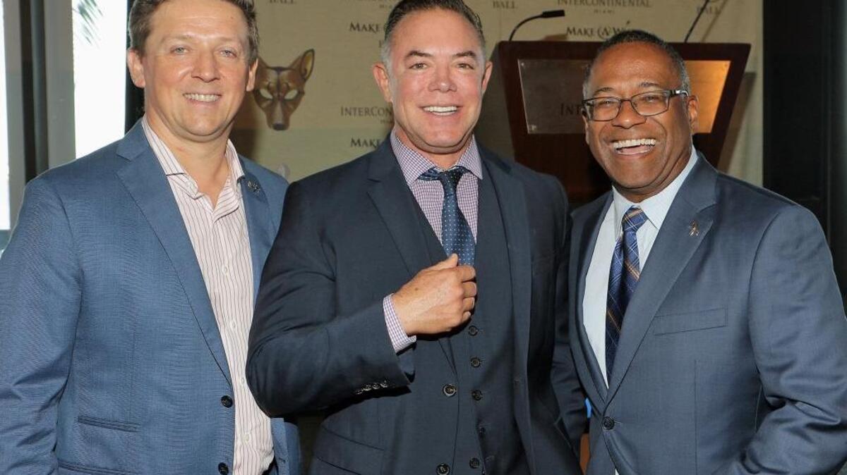 ‘Los Tres Amigos’, Robert Hill, Shareef Malnik y Norman E. Wedderburn.