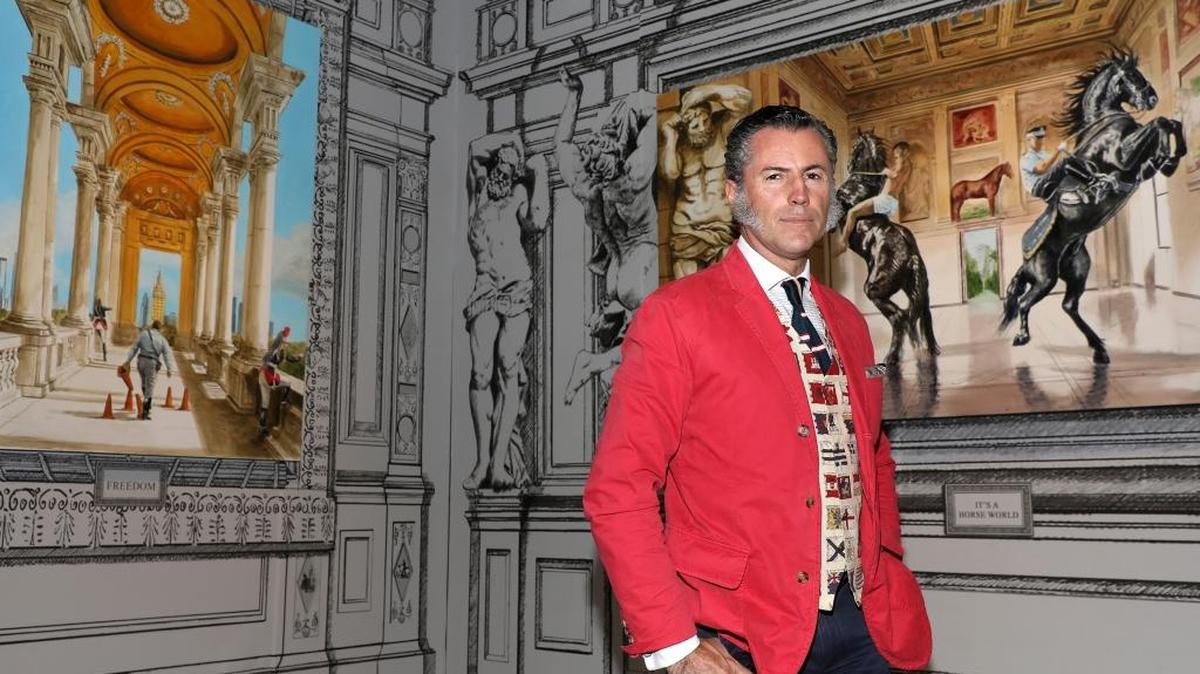 El artista Ignacio Goitia.
