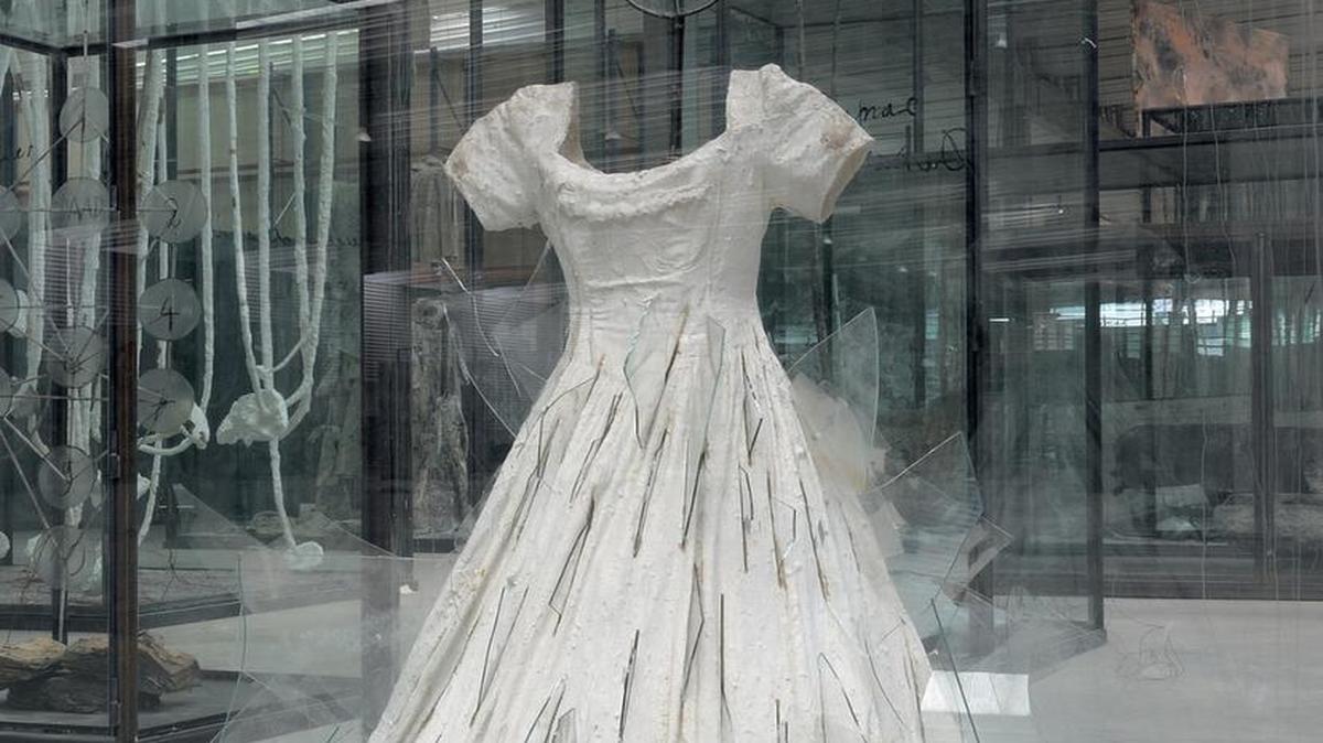 Vista parcial de la instalación ‘Regeneration Series: Anselm Kiefer from the Hall Collection’ en el NSU Museum Fort Lauderdale.