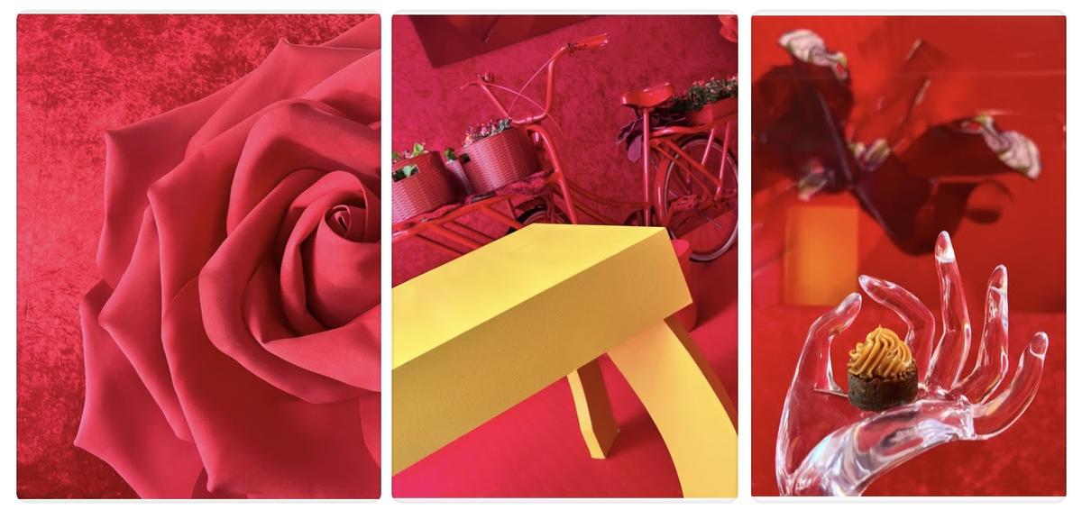 El chakra rojo en “The Chakras Garden”.