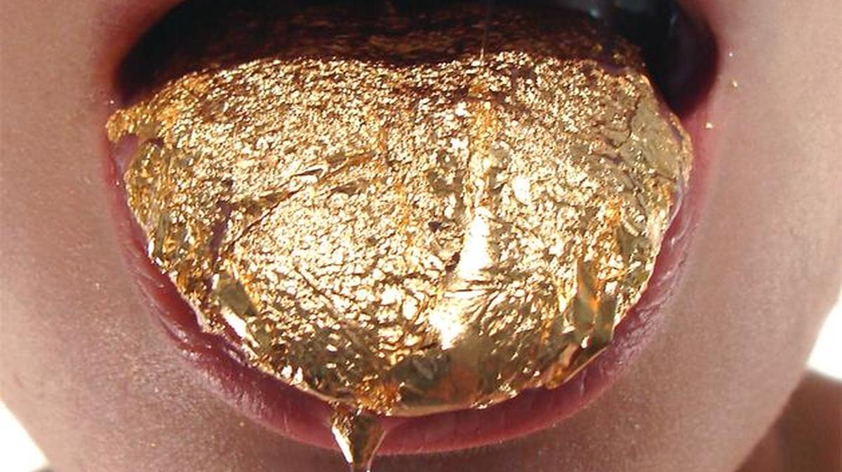 ‘Hard Wear (Tongue Gilding)’, 2006, de Lauren Kalman, en el Frost-FIU Museum of Art.