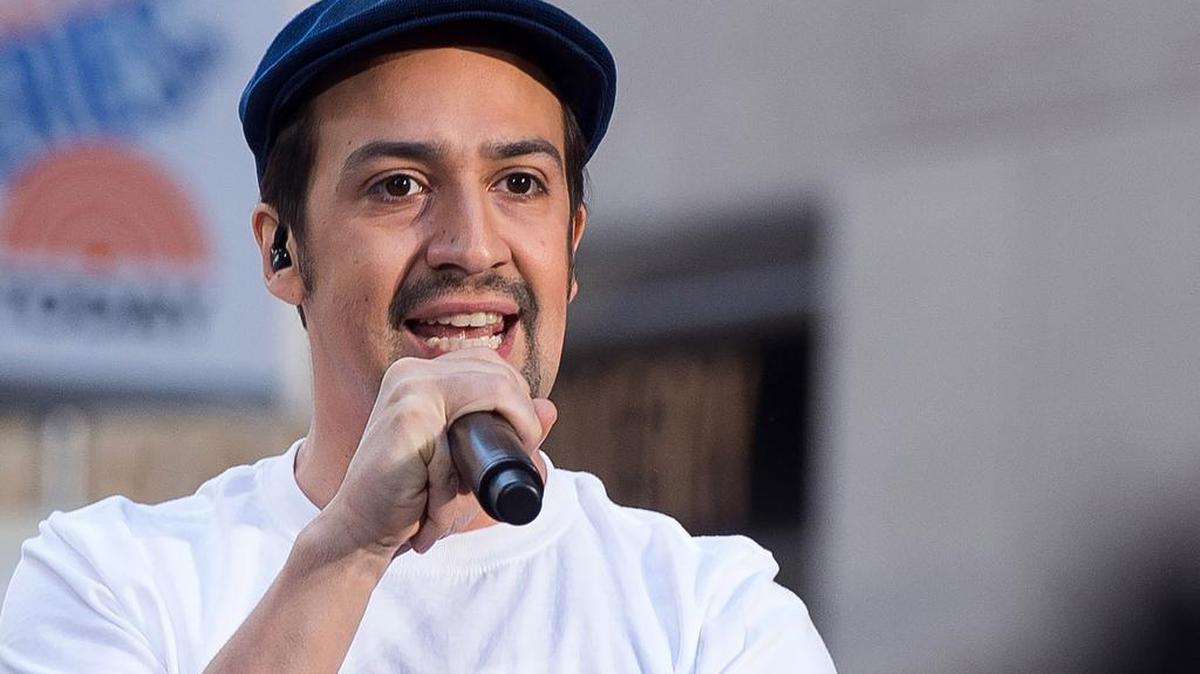Lin-Manuel Miranda durante en programa “Today” de NBC, en la Plaza Rockefeller de Nueva York, el pasado 11 de julio.