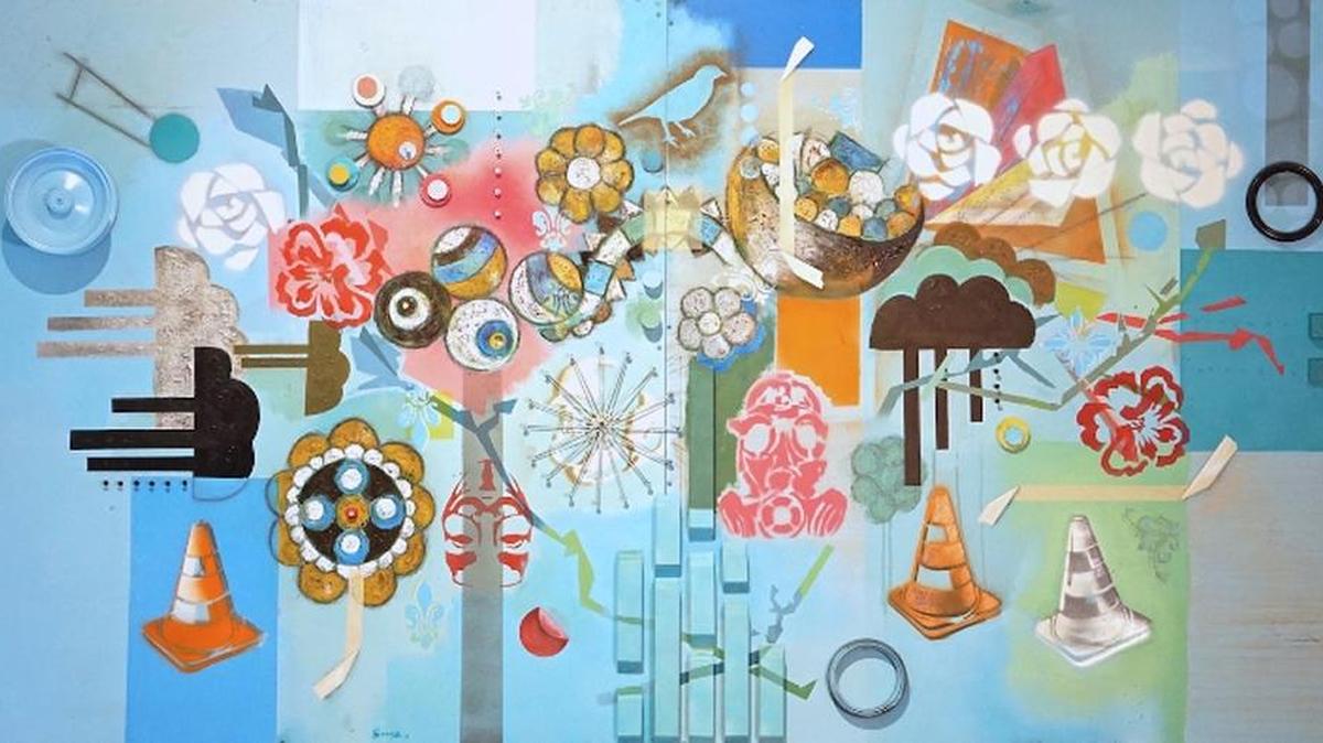 Obra de Arturo Correa en Ascaso Gallery, Wynwood.