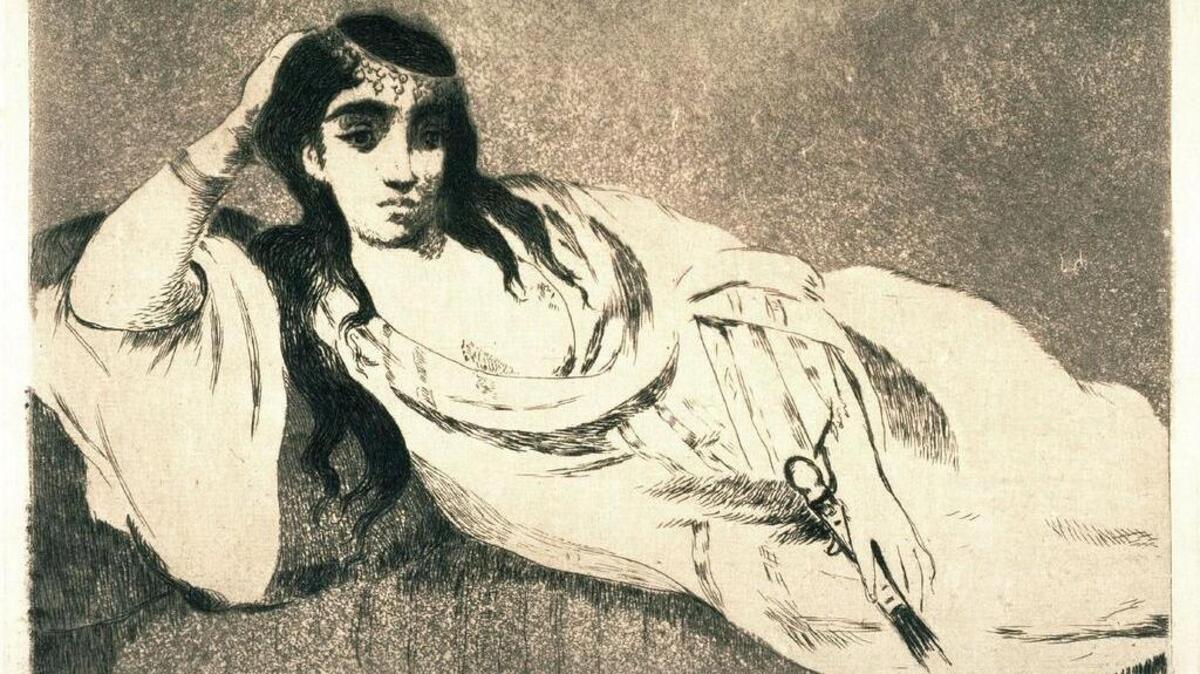 ‘Odalisque’, sin fecha, de Edouard Manet. De la colección de Drs. Walter and Mildred Padow.