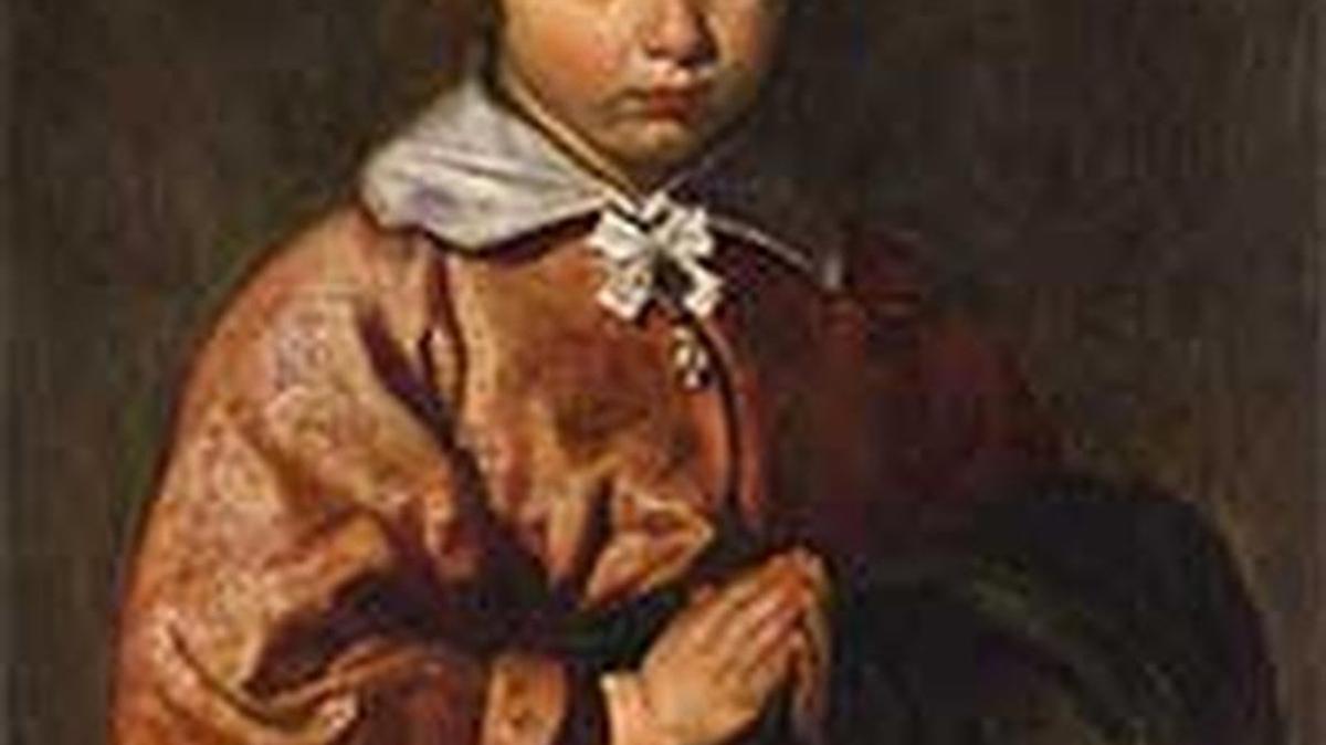 El retrato de una niña, de Diego Velásquez, que será subastado el martes 25 de abril.