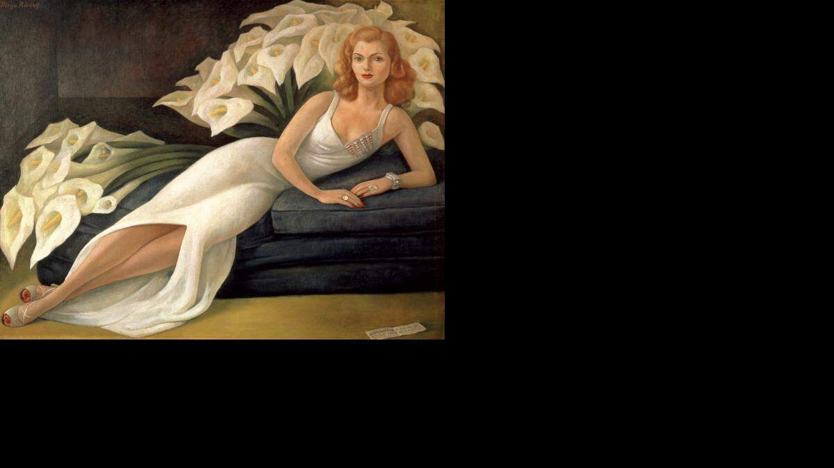 
‘Retrato de Natasha Gelman’, 1943, de Diego Rivera.
