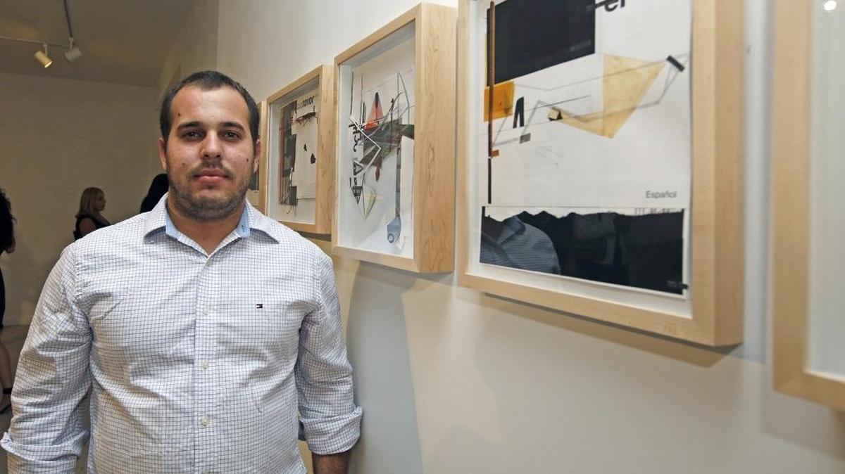 Rafael Domenech, ganador de la Beca Cintas 2015 en artes visuales.