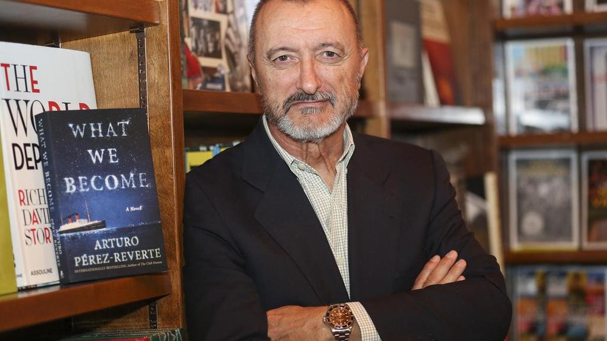 Arturo Pérez-Reverte en la librería Books & Books de Coral Gables, el pasado 11 de junio.