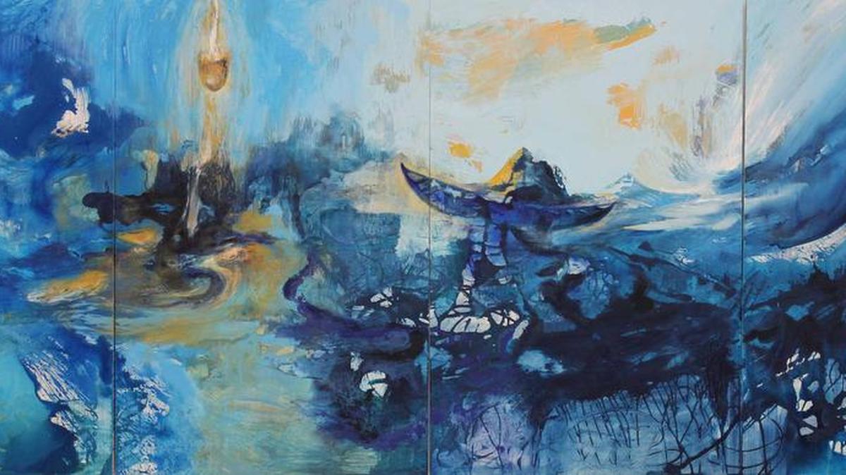 
‘El viaje del héroe’, de Rufina Santana, en The Patricia and Phillip Frost Art Museum.
