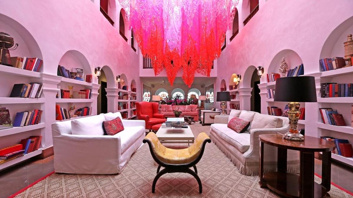 Sala del hotel Casa Claridge del Alan Faena.