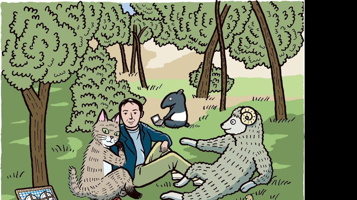 
Una ilustración del portal ‘El espacio del señor Murakami’.
