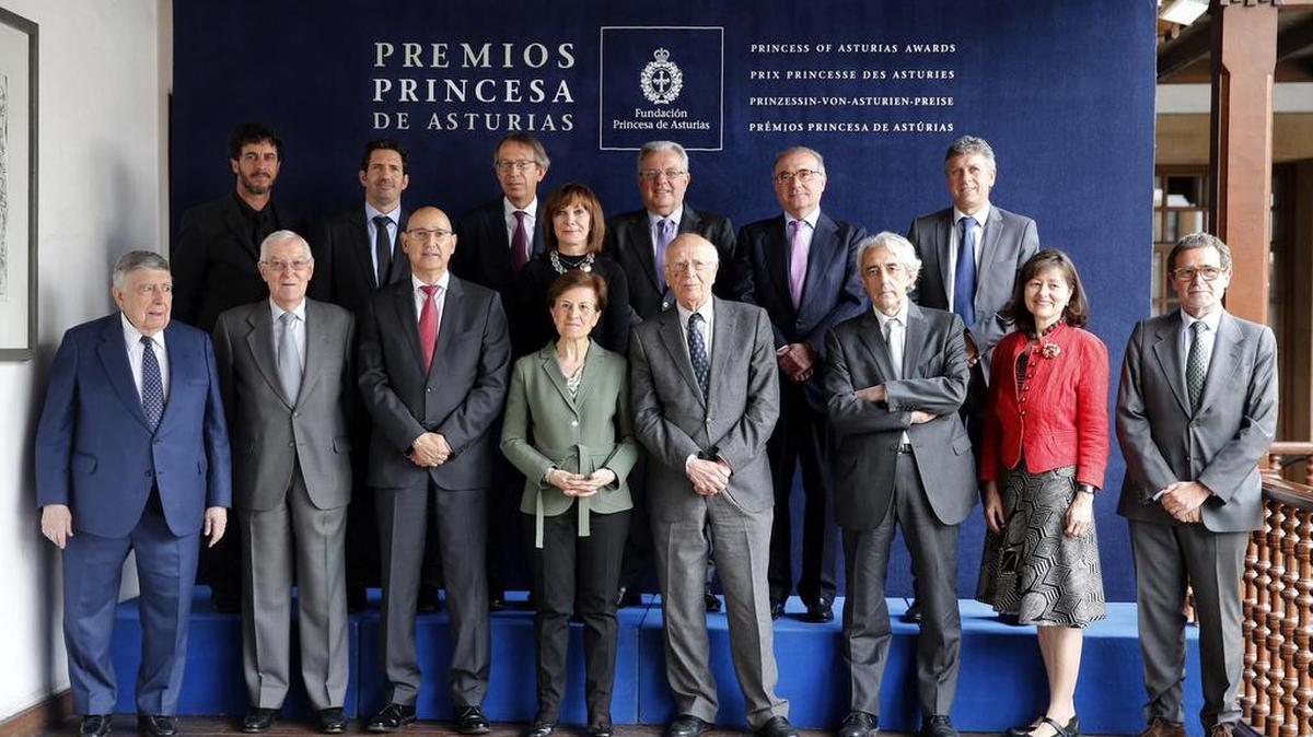 El jurado del Premio Princesa de Asturias de Comunicación y Humanidades 2017.