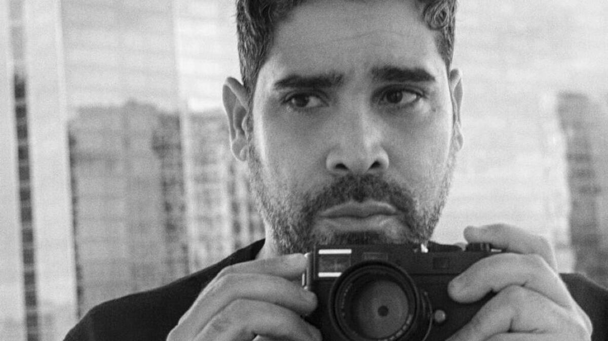 El fotógrafo Omar Cruz.