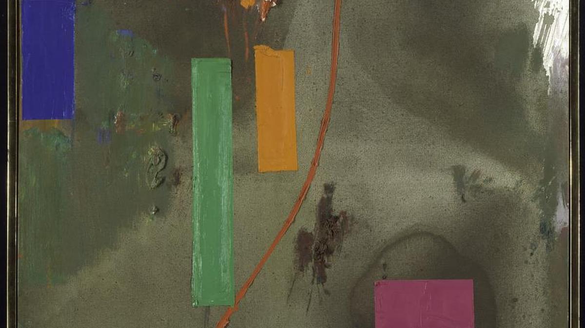 ‘Lonely Journey’, 1965. Óleo sobre lienzo de 50 por 40 ⅛ pulgadas. Works by Hans Hofmann used with permission of the Renate, Hans and Maria Hofmann Trust