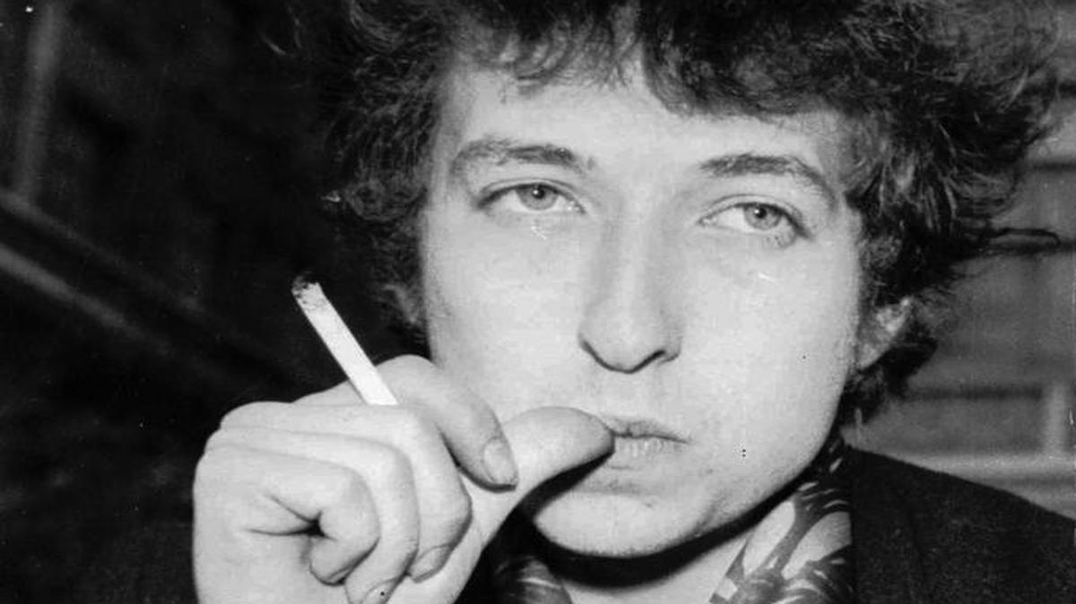 El cantautor norteamericano Bob Dylan, en abril de 1965, en Londres.