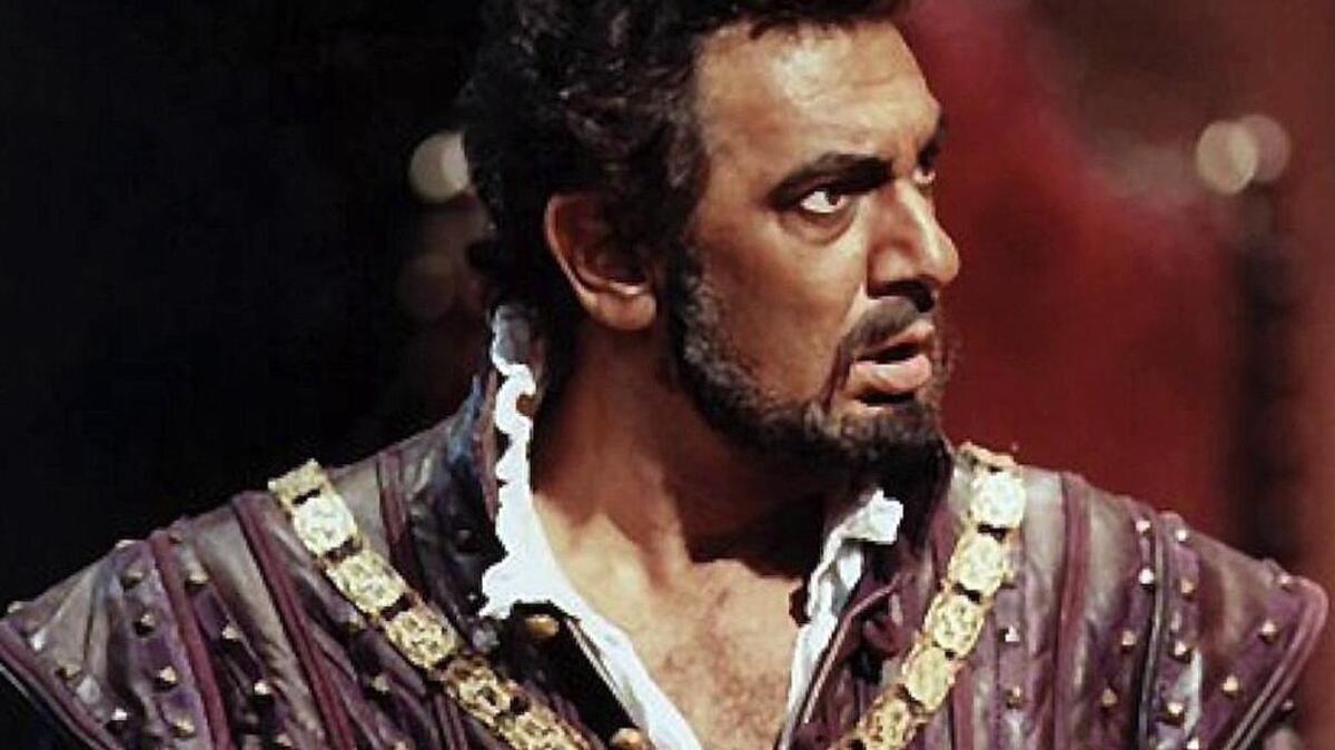Plácido Domingo en “Otello”.