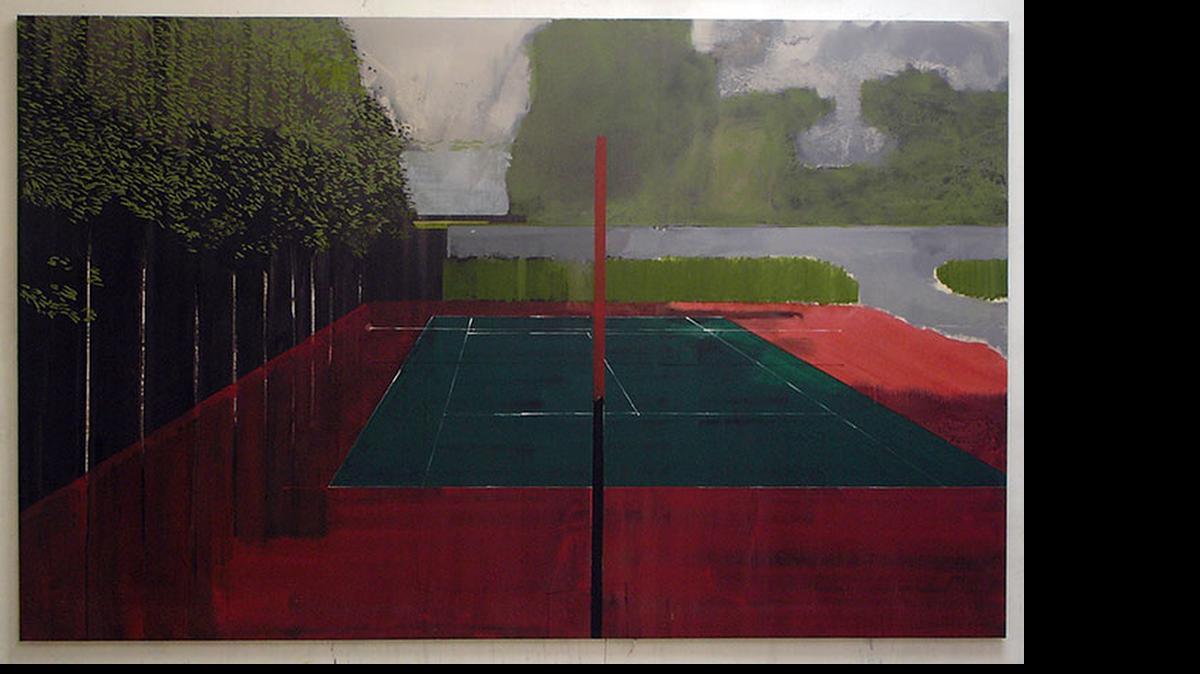 
‘Imperial Hotel’, 2004. Obra del artista Hurvin Anderson.
