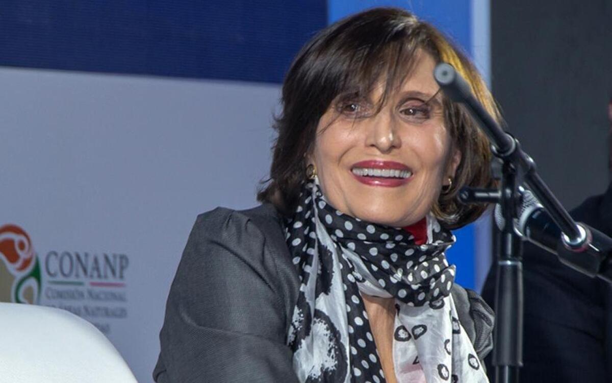 La novelista mexicana Ángeles Mastretta en Ciudad de México (México).