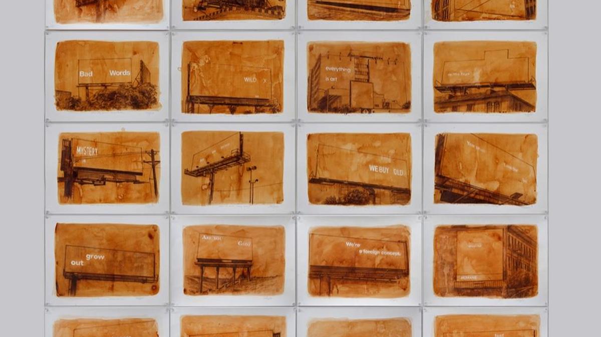 De la serie ‘Wrong Reading, (conjunto de 20 piezas)’, 2015 de Jorge Wellesley.