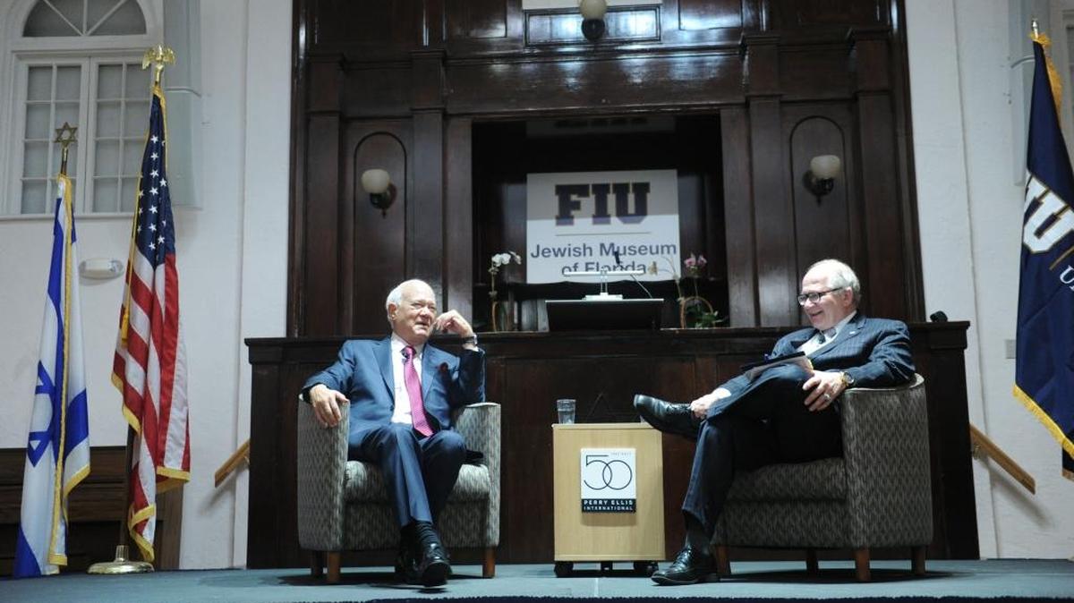 George Feldenkreis y Mark Rosenberg durante la charla.