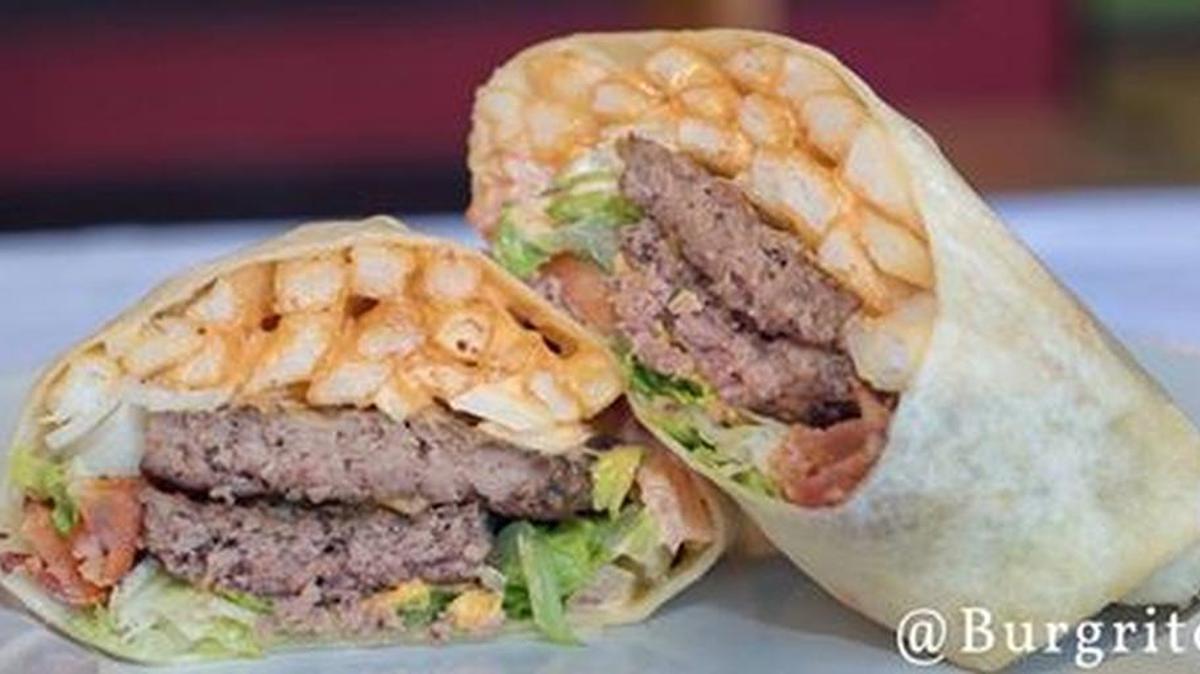 La fotografía de un ‘burgrito’.