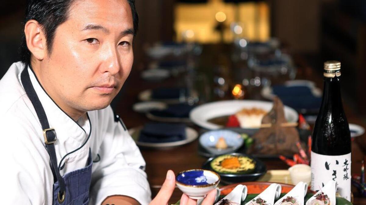 El chef Masa, Masatsugu Kubo, lidera la expansión de Azabu, que proviene de Nueva York, donde le fue otorgado una estrella Michelin.