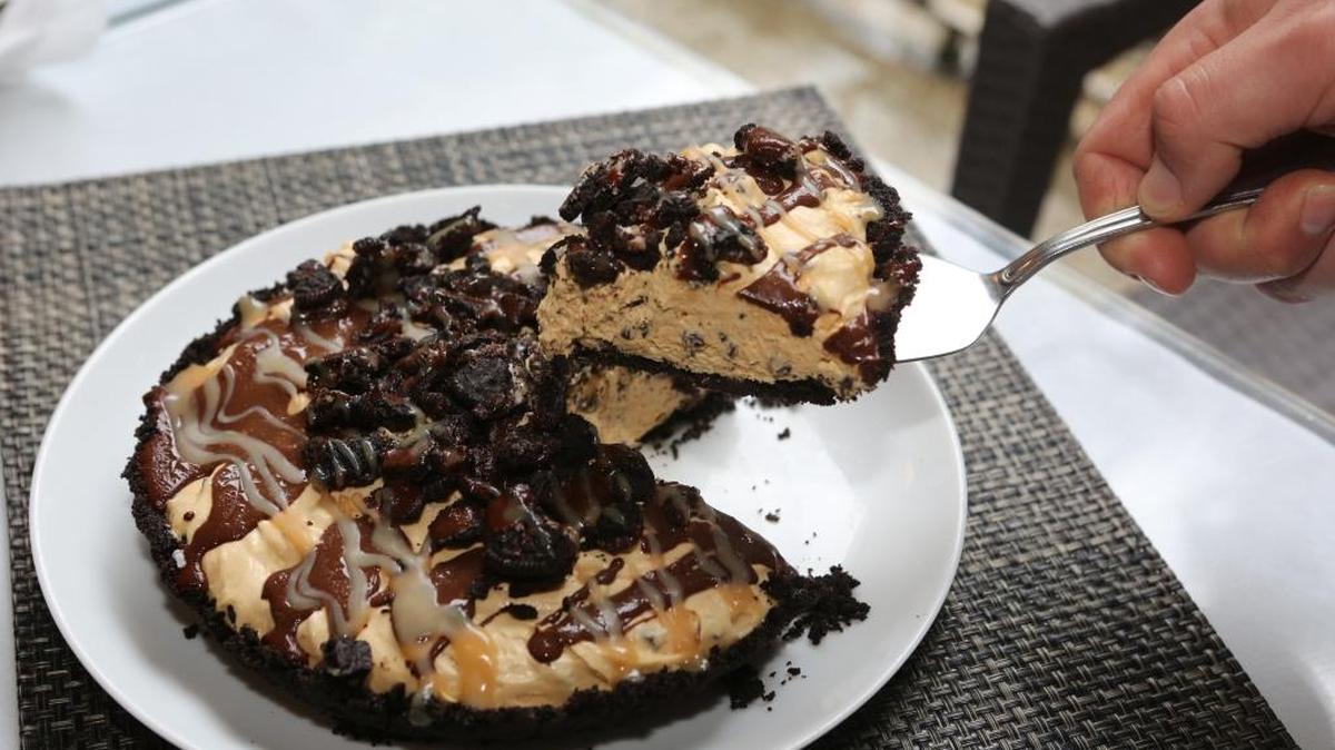 Pie de Dulce de leche confeccionado por Derek Kaplan.