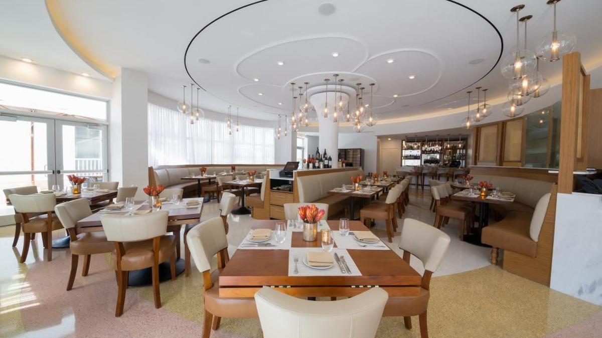 El salón comedor de BLT Steak.